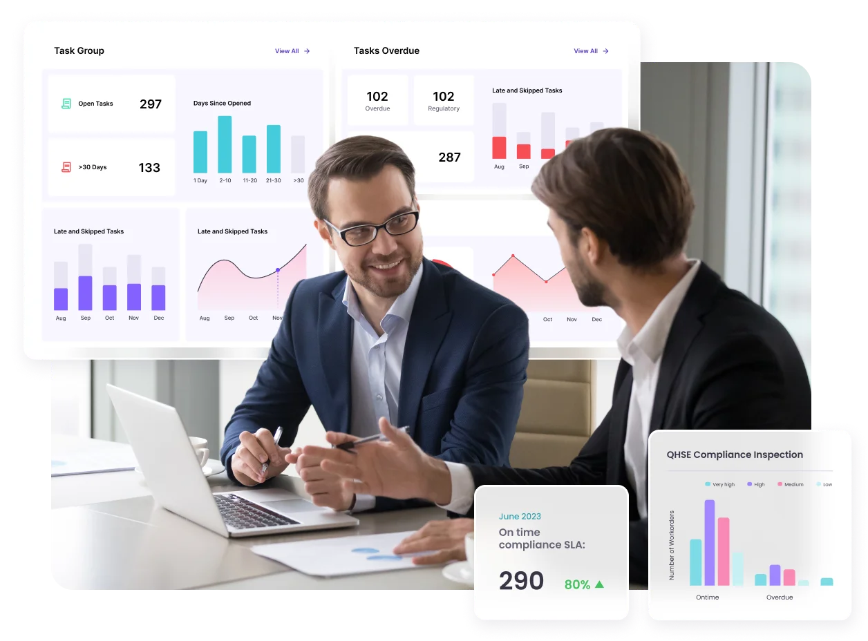 Define rules and set points to raise alarms in case of unusual energy consumption and automate corrective actions to optimize systems in real-time 