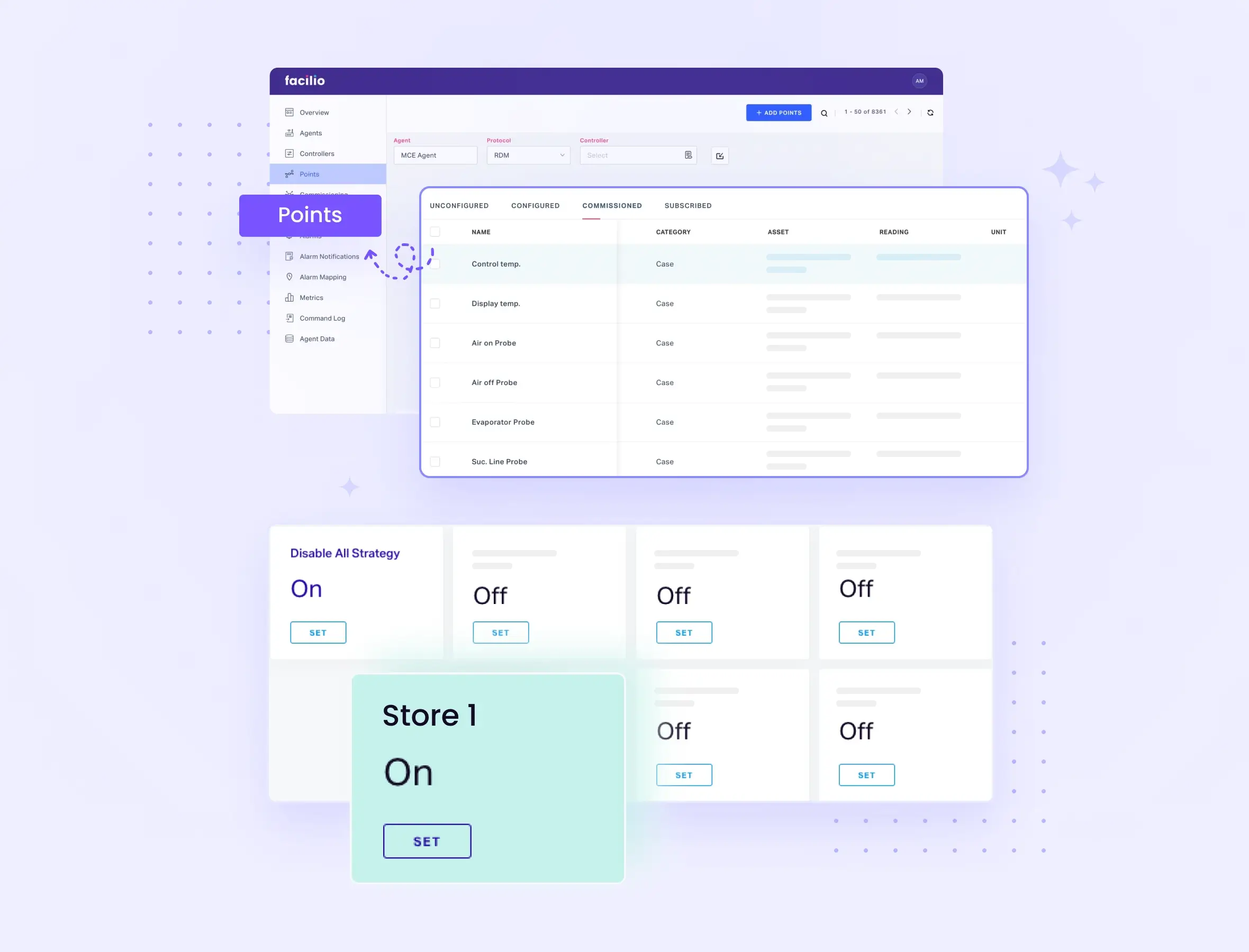 Execute energy optimization strategies at scale and switch them on or off for any system/store from the cloud and in real time